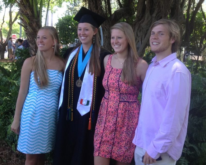 Four children [Sadie graduation]